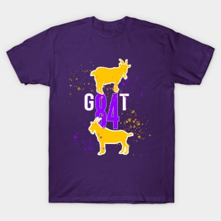 The GOAT- Purple Minnesota Moss Goat T-Shirt